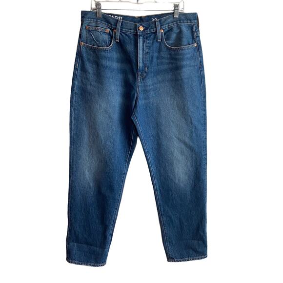 J. Crew Slouchy Boyfriend Jean in Bright Indigo Wash 30 - Picture 1 of 12
